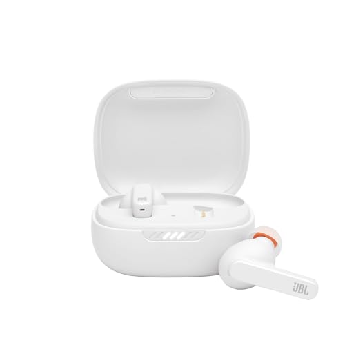 JBL Live Pro+ TWS – Kabellose In-Ear-Kopfhörer mit Noise Cancelling in Weiß – Bis zu 28 Stunden Akkulaufzeit – Inkl. Ladebox