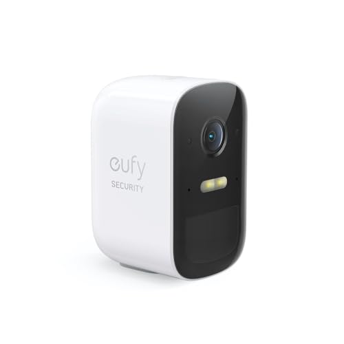 eufy security eufyCam 2C, überwachungskamera aussen, 180 Tage Akku, HD 1080p, IP67 wetterfest, Nachtsicht, Kompatibel mit HomeKit, ohne monatliche Gebühren, Lokale Speicherung, Erfordert HomeBase