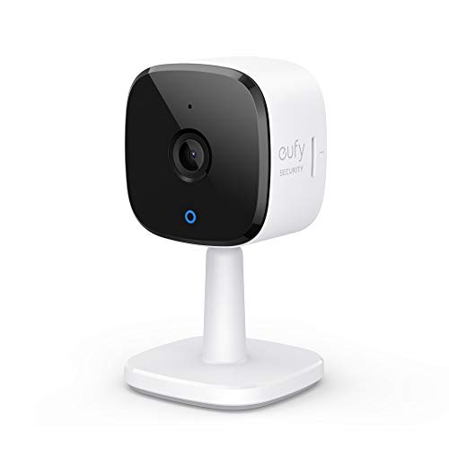 eufy Security Indoor Cam C120, 2K Plug-In Überwachungskamera für Innenbereiche, WLAN, Personenerkennung, IP Kamera, Sprachassistent, Bewegungssensor, Nachtvision, HomeBase Nicht kompatibel