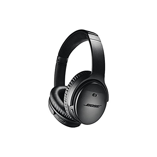 Bose QuietComfort 35 Wireless Headphones II – Kabellose Noise-Cancelling-Kopfhörer mit Bluetooth im Over-Ear-Design mit Integriertem Mikrofon und Alexa-Sprachsteuerung, Schwarz