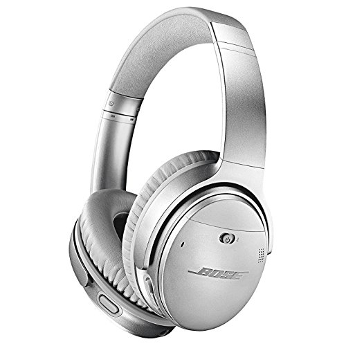 Bose QuietComfort 35 Wireless Headphones II – Kabellose Noise-Cancelling-Kopfhörer mit Bluetooth im Over-Ear-Design mit Integriertem Mikrofon und Alexa-Sprachsteuerung, Silber