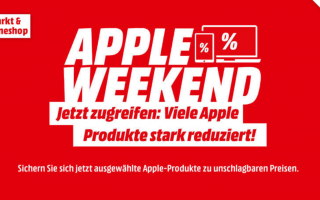 Reduziert: MacBooks, iPads und iMacs günstiger am Apple Weekend