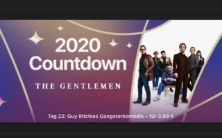 2020 Countdown: Heute „The Gentlemen“ für 4,99€