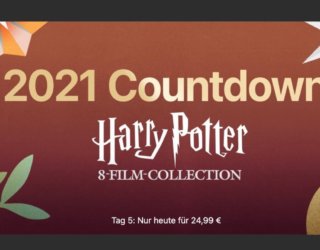 iTunes-Countdown 2021 Tag 5: Heute die Harry-Potter-Reihe für 24,99€ kaufen